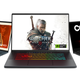 A photo of the three new Chrome OS laptops